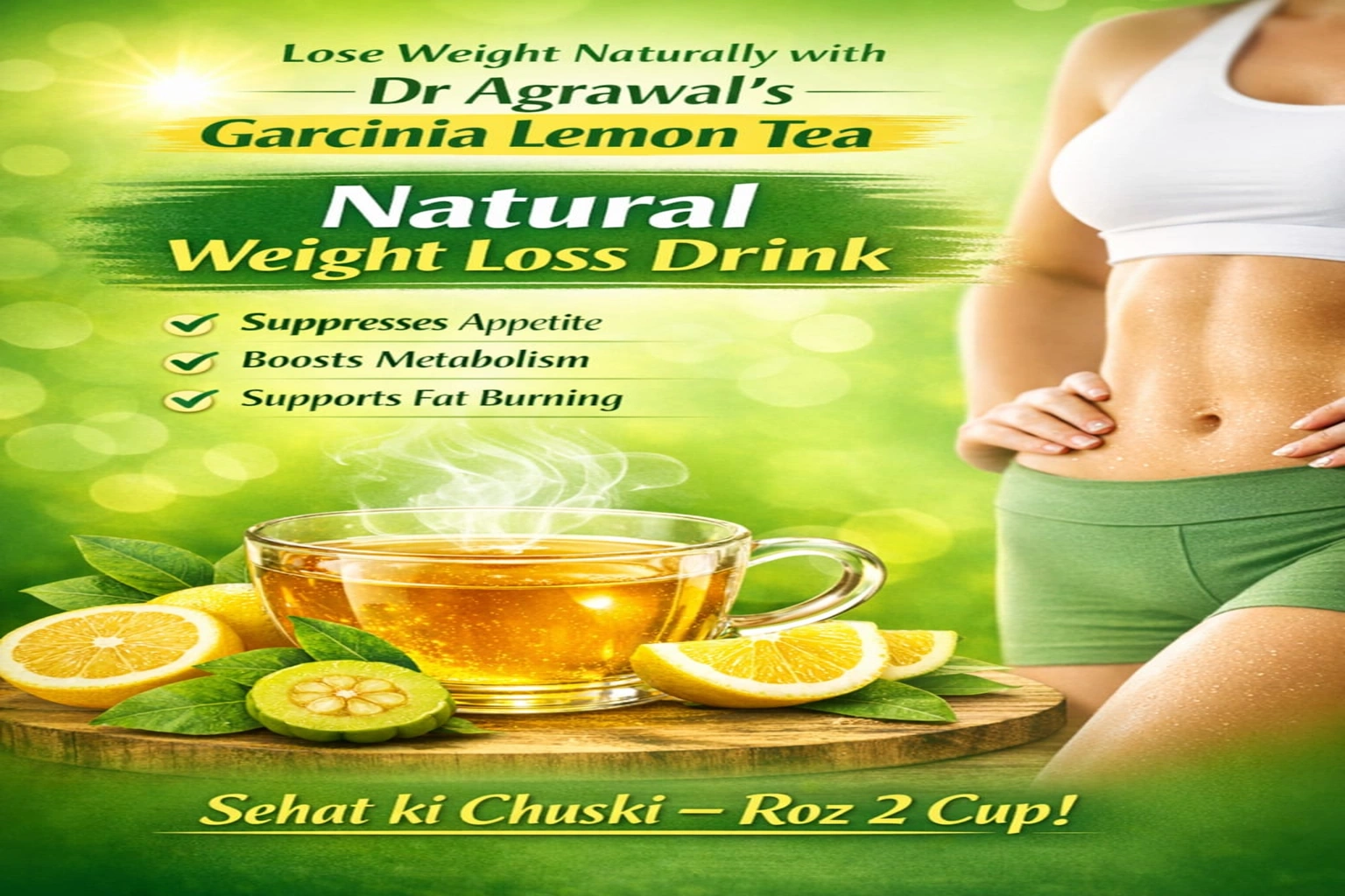 Natural Weight Loss with Garcinia Lemon Tea