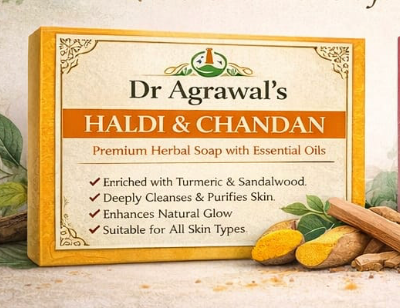 Dr Agrawal’s Haldi & Chandan Premium Herbal Soap