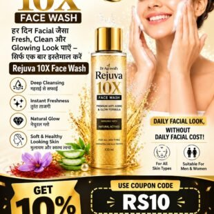 Rejuva 10x Facewash.